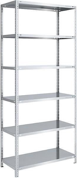 Actual product image eurokraft pro Heavy duty bolted shelving unit, galvanised