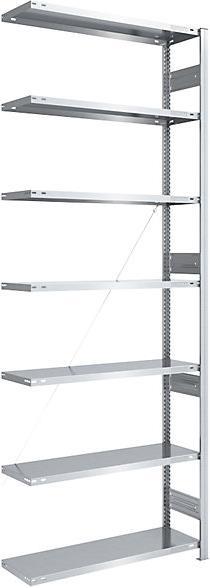 Image du produit eurokraft pro Rayonnage sans boulon pour charges lourdes, galvanisé