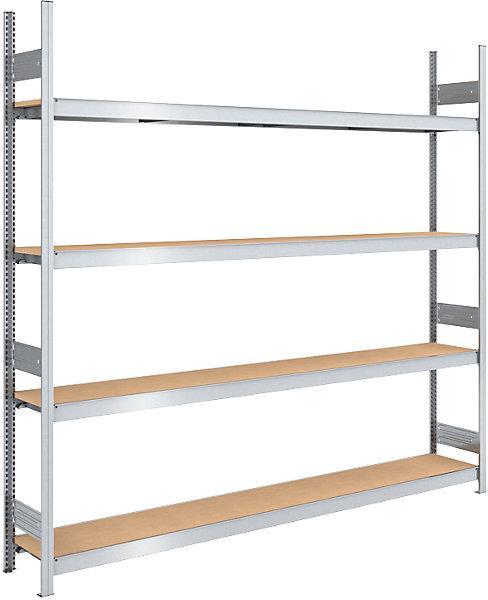 Produktbild kaiserkraft Grossfach-Steckregal mit Spanplatten