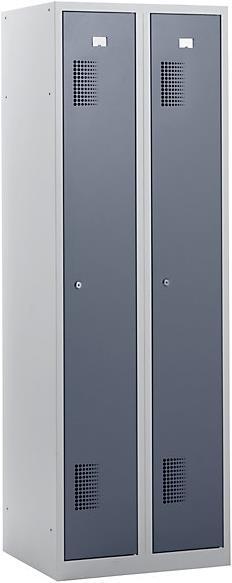 eurokraft basic Garderobenschrank (60 cm, 180 cm)