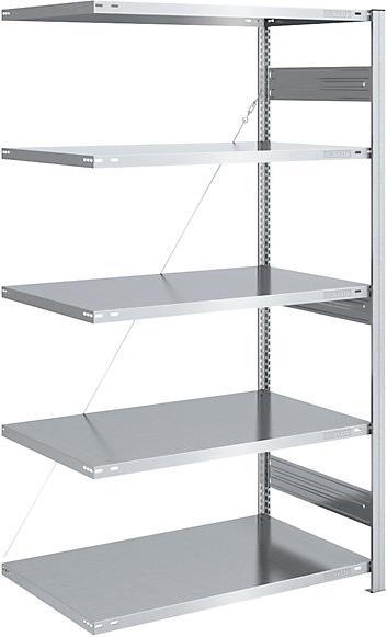 Actual product image eurokraft pro Heavy duty boltless shelving, galvanized