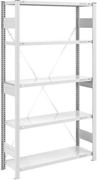 Actual product image eurokraft pro Heavy-duty boltless shelving unit, RAL 7035