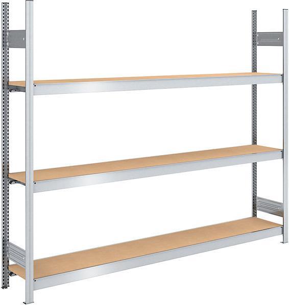 Produktbild kaiserkraft Grossfach-Steckregal mit Spanplatten