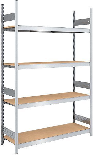 Produktbild kaiserkraft Grossfach-Steckregal mit Spanplatten