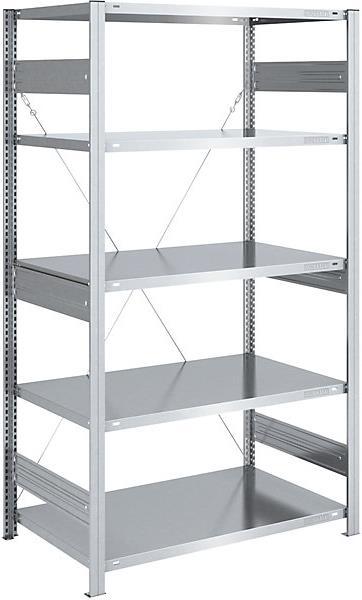 Actual product image eurokraft pro Heavy duty boltless shelving, galvanised