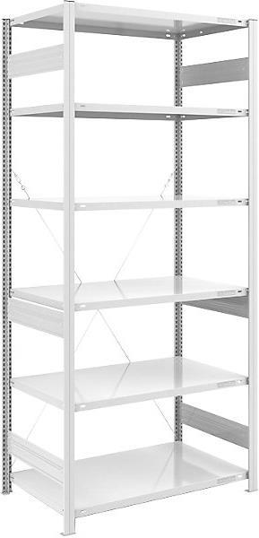 Actual product image eurokraft pro Heavy-duty boltless shelving unit, RAL 7035