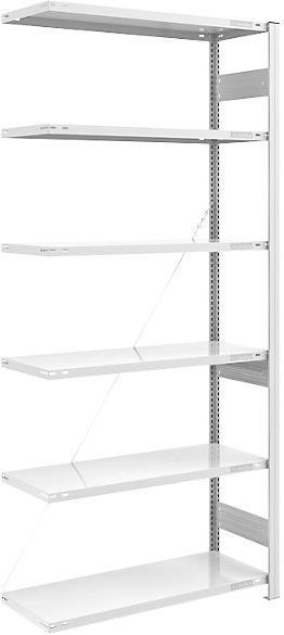 Actual product image eurokraft pro Heavy duty boltless shelving, RAL 7035