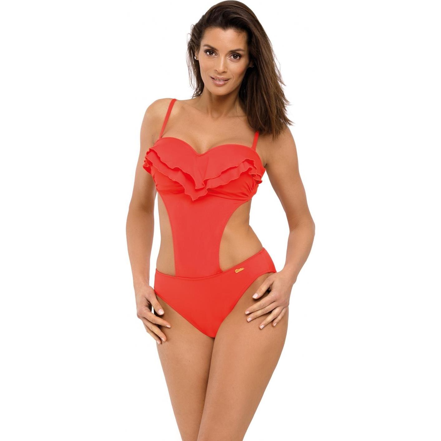 Markko, Damen, Badeanzug, Einteilige Badeanzug model 129492, Orange, (XL)