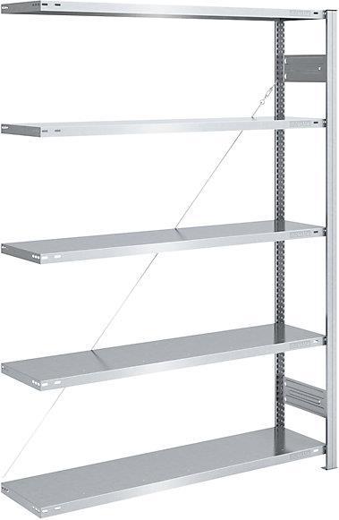Produktbild eurokraft pro Grossfach-Steckregal, verzinkt