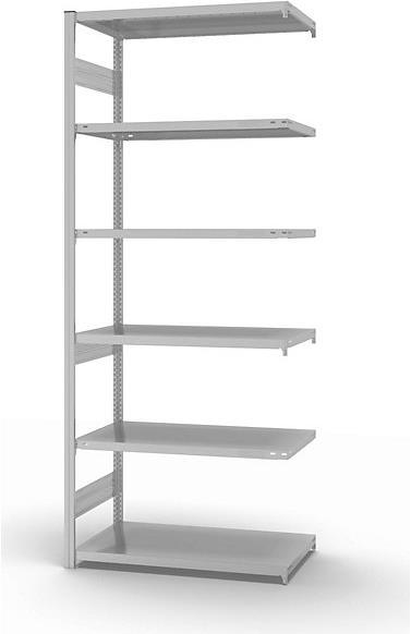 Actual product image eurokraft pro Push-in shelving system, medium-heavy design, plastic-coated