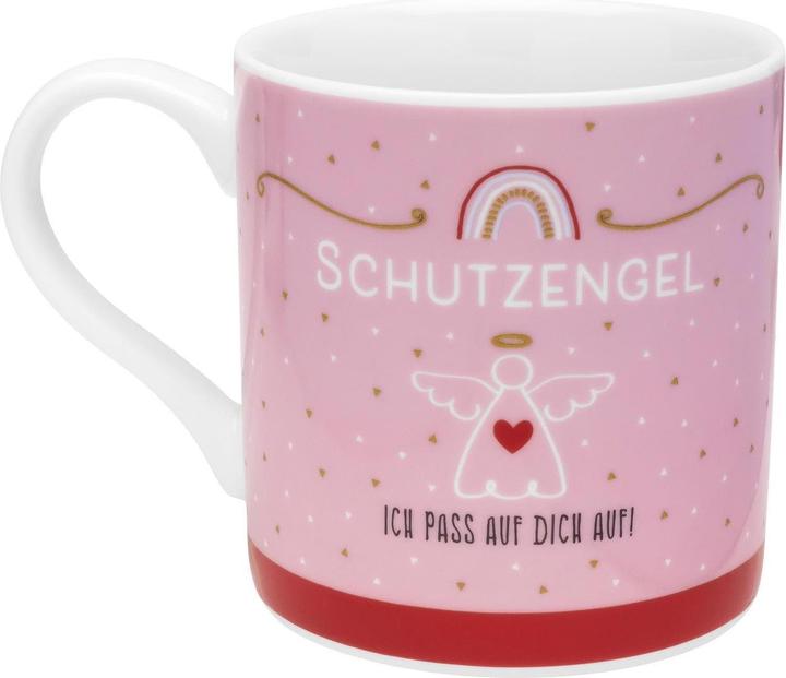 Sheepworld Kaffeetasse Schutzengel 450 ml, 1 Stück, Rosa (450 ml, 1x)