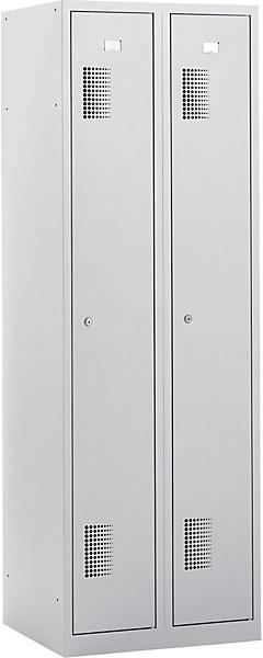 eurokraft basic Garderobenschrank (60 cm, 180 cm)