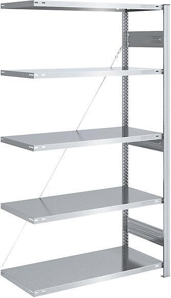 Actual product image eurokraft pro Heavy duty boltless shelving, galvanized