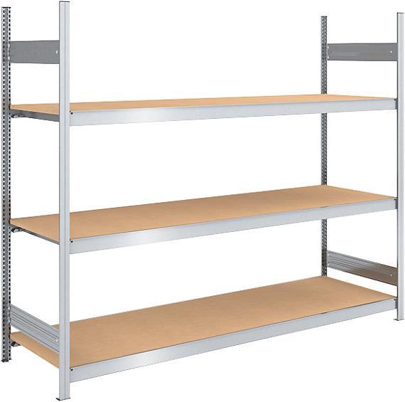 Produktbild kaiserkraft Grossfach-Steckregal mit Spanplatten