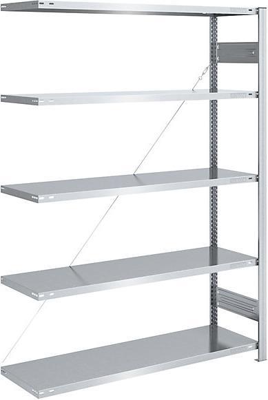 Produktbild eurokraft pro Grossfach-Steckregal, verzinkt