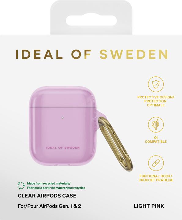 Actual product image iDeal Of Sweden Designer Hard-Cover Light Pink clear (Headphone bag)
