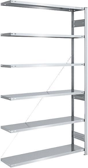 Actual product image eurokraft pro Large compartment boltless shelving, galvanized