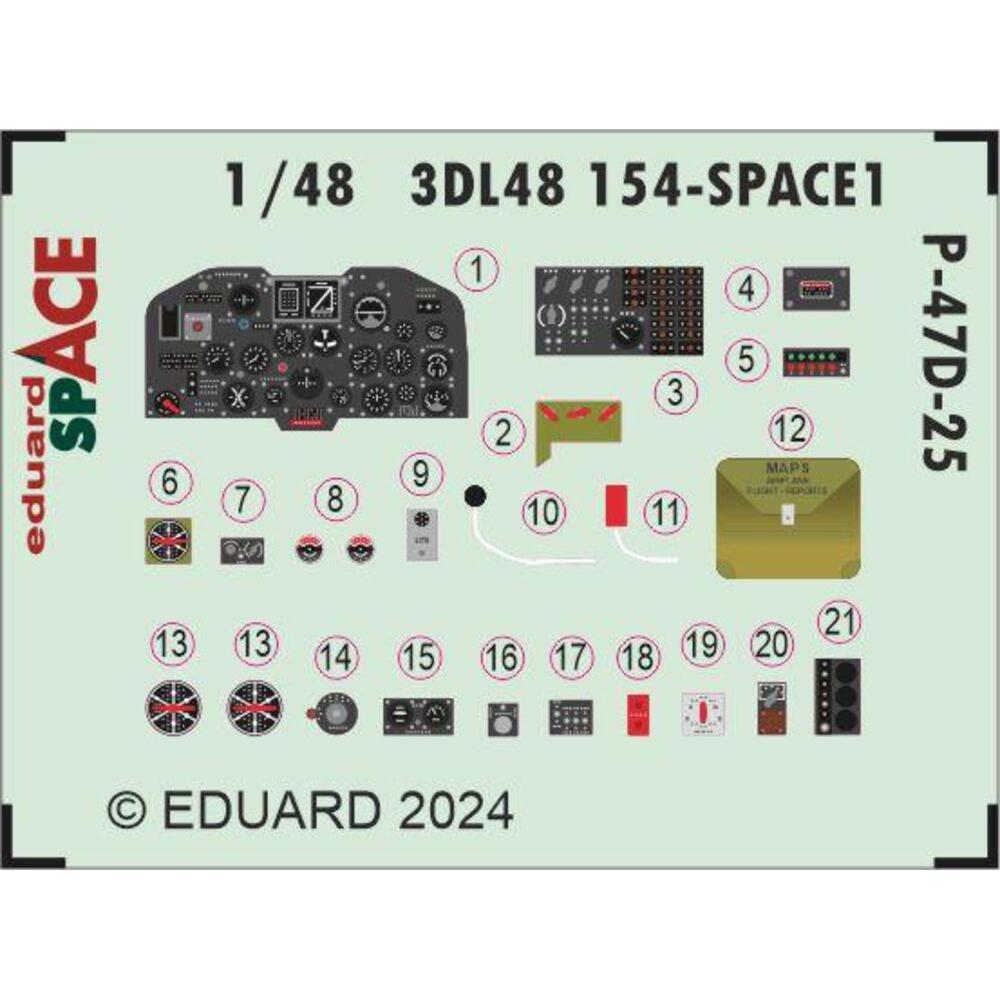 Eduard P-47D-25 SPACE 1/48