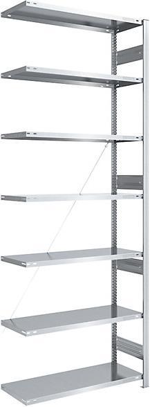 Image du produit eurokraft pro Rayonnage emboîtable pour charges lourdes, galvanisé