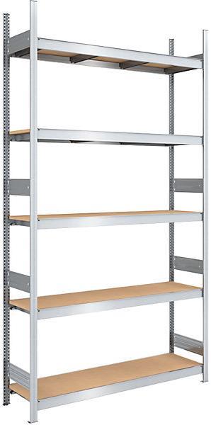 Produktbild kaiserkraft Grossfach-Steckregal mit Spanplatten