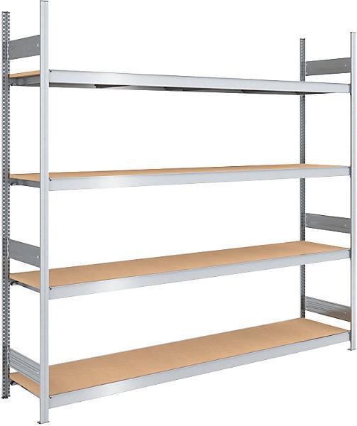 Produktbild kaiserkraft Grossfach-Steckregal mit Spanplatten