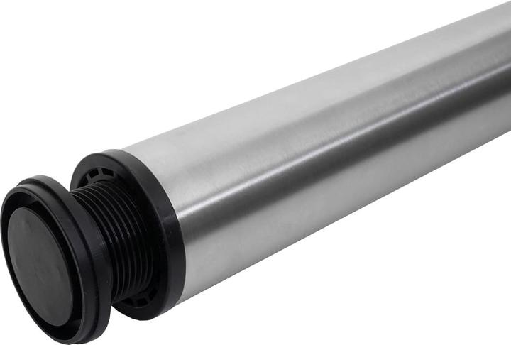 Produktbild Swisshandel24 4x Tischbein, für Schreibtisch Esstischfuss Tischgestell, 73cm Edelstahl-Optik