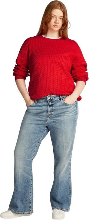 Image du produit Tommy Hilfiger Pull col roulé à manches longues en maille câblée (48)