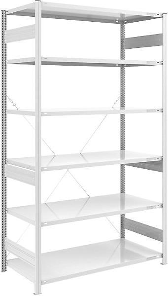 Actual product image eurokraft pro Heavy-duty boltless shelving unit, RAL 7035