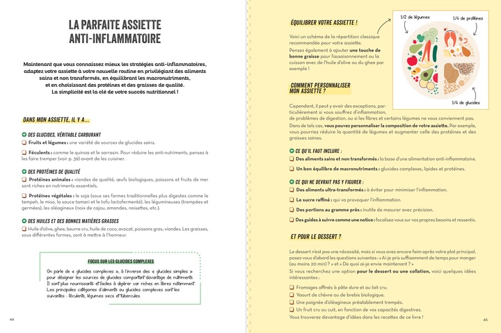 Valeurs nutritives et ingrédients Larousse pratique Ma routine anti-inflammatoire (Français, Khayat Sofiane, 2024)