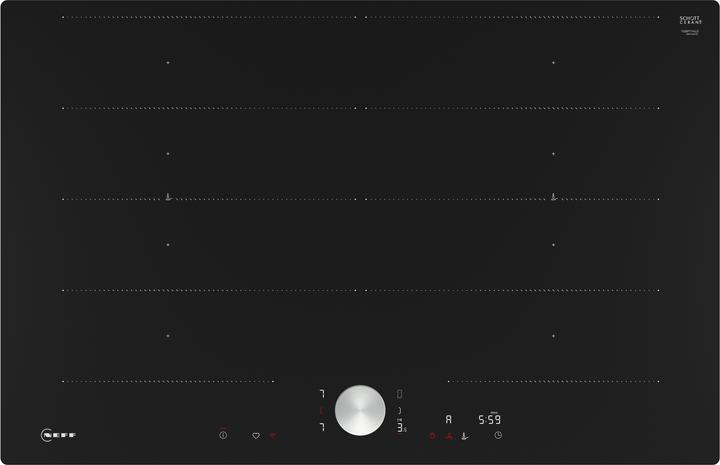 Actual product image Neff N 90, Induction hob, 80 cm, Black, flush (integrated), T68PTY4L0