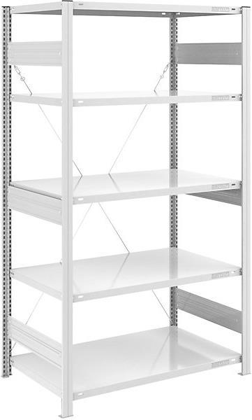 Actual product image eurokraft pro Heavy-duty boltless shelving unit, RAL 7035
