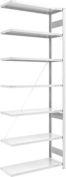 Actual product image eurokraft pro Storage boltless shelving, RAL 7035, light construction type