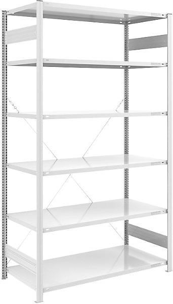 Produktbild eurokraft pro Grossfach-Steckregal, RAL 7035