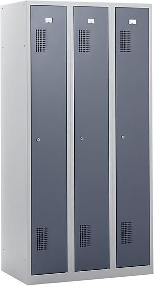 eurokraft basic Garderobenschrank (90 cm, 180 cm)