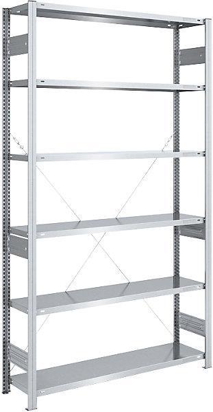 Actual product image eurokraft pro Large compartment boltless shelving, galvanized
