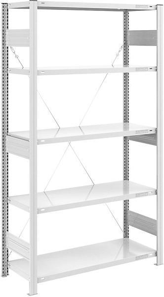 Actual product image eurokraft pro Heavy-duty boltless shelving unit, RAL 7035