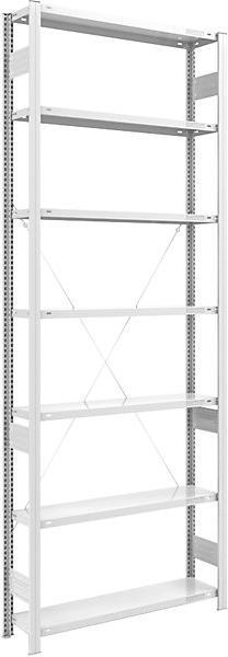 Actual product image eurokraft pro Storage boltless shelving, RAL 7035, light construction type