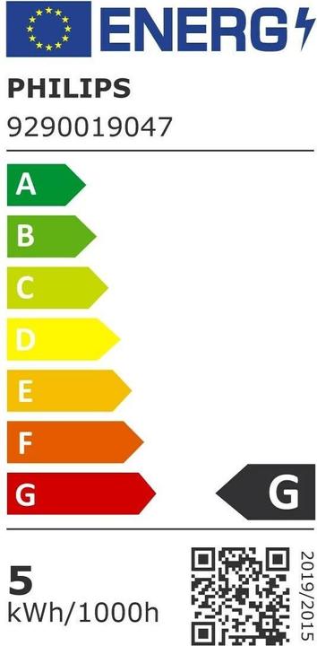 Energie-Label Philips Spot (GU5.3, 5 W, 345 lm, 1 x, G)