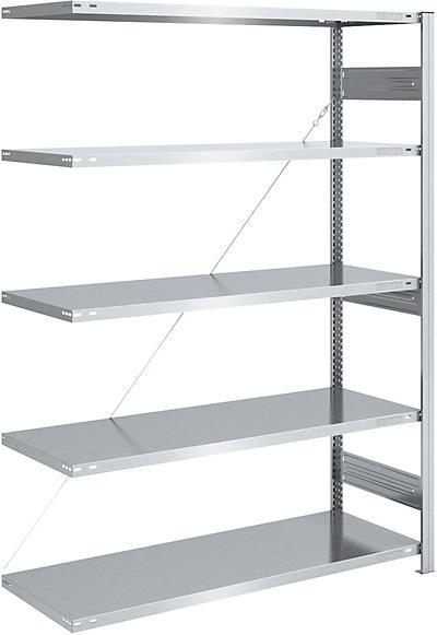 Actual product image eurokraft pro Heavy duty boltless shelving, galvanized