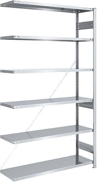Actual product image eurokraft pro Large compartment boltless shelving, galvanized