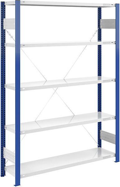 Actual product image eurokraft pro Boltless storage rack, shelf stand blue