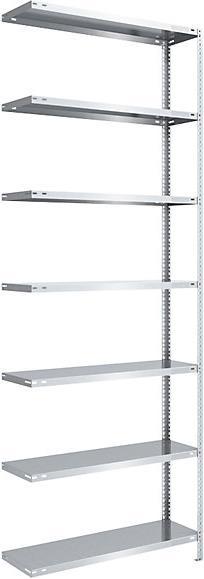 Actual product image eurokraft pro Bolted shelving, light construction, galvanized