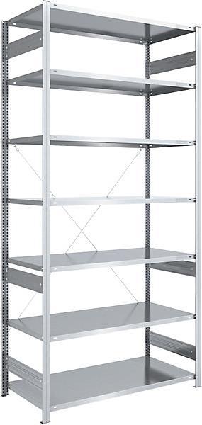 Actual product image eurokraft pro Large compartment boltless shelving, galvanized