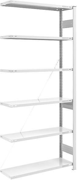 Actual product image eurokraft pro Heavy duty boltless shelving, RAL 7035