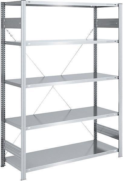 Produktbild eurokraft pro Grossfach-Steckregal, verzinkt