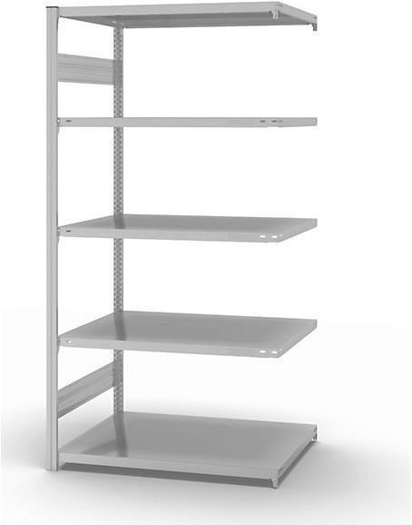 Actual product image eurokraft pro System boltless shelving, plastic coated