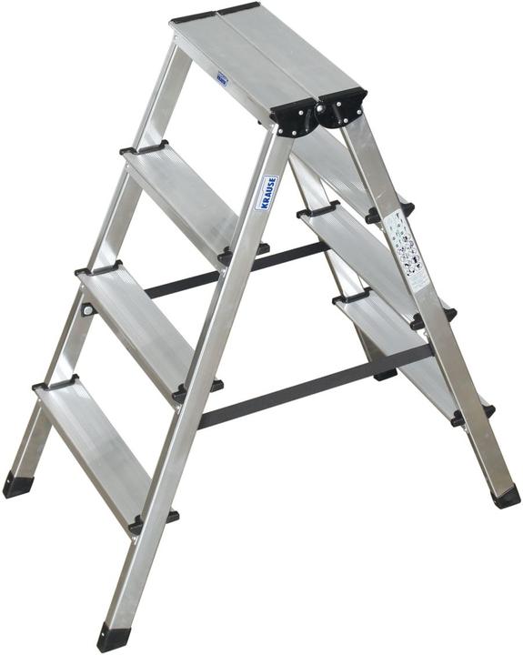 Krause Scala a due gradini in alluminio (Scala doppia)