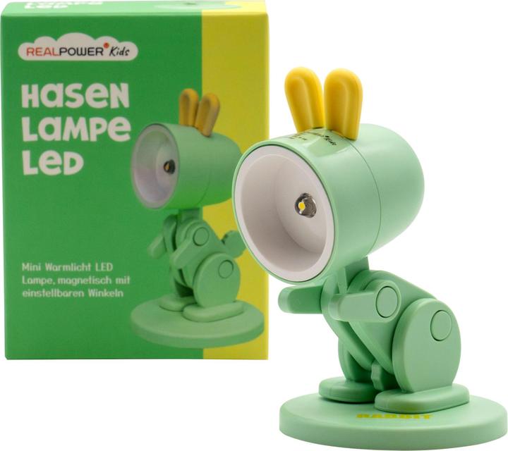 Actual product image RealPower LED-Tier Taschenlampe Grenn rabbit mit Sockel (5.20 cm)