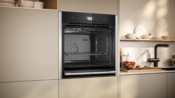 Actual product image Neff N 90, Built-in oven with added steam function, 60 x 60 cm, Stainless steel, B64VS31N0