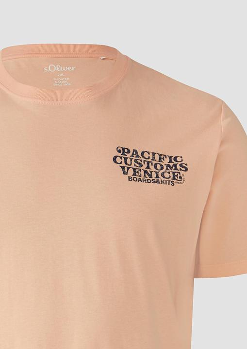 Actual product image S.Oliver T-Shirt Baumwoll-T-Shirt mit Crewneck und Artwork (XXL)
